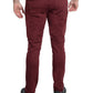 SKINNY JEANS   BURGUNDY