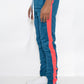 SLIM FIT SINGLE STRIPE TRACK PANT