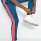 SLIM FIT SINGLE STRIPE TRACK PANT