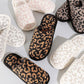 Winter Luxury Soft Leopard Pattern Slipper