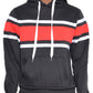 SOLID WITH THREE STRIPE PULLOVER HOODIE