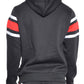 SOLID WITH THREE STRIPE PULLOVER HOODIE