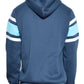 SOLID WITH THREE STRIPE PULLOVER HOODIE