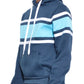 SOLID WITH THREE STRIPE PULLOVER HOODIE