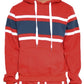SOLID WITH THREE STRIPE PULLOVER HOODIE