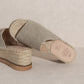 OASIS SOCIETY Ivy   Espadrille Platform Slide