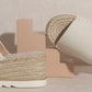 OASIS SOCIETY Ivy   Espadrille Platform Slide