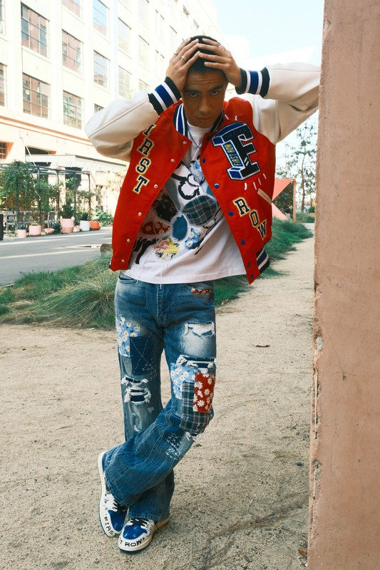 Unisex Spring Varsity Jacket – JoyToUs Unisex Spring Varsity Jacket – JoyToUs