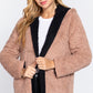 Hoodie Faux Fur Reversible Jacket