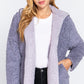 Hoodie Faux Fur Reversible Jacket
