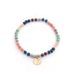Coin Charm Beaded Bracelet