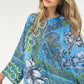 Multi Color Print Top