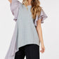 Ruffle Sleeve Unbalance Top