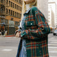 UNISEX FLANNEL SHACKET WITH DENIM CONTRAST